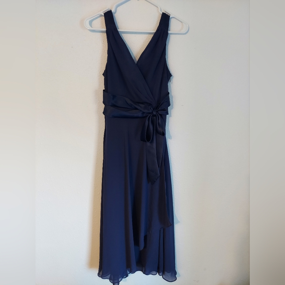 Evan Picone Size 10 Navy Dress